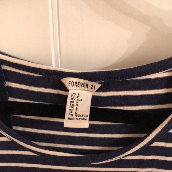 Forever 21 Striped Tank Dress with Mesh Details - Picture 11 of 11